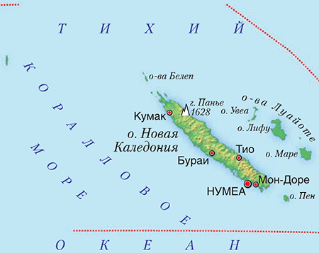 Новая каледония на карте. Новая Каледония на карте Тихого океана. Остров новая Каледония на карте. Острова Нумеа в новой Каледонии.